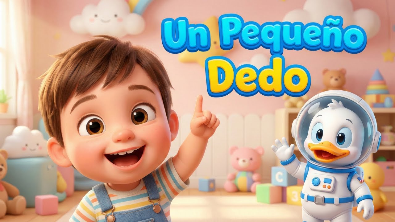 Un Pequeño Dedo 👆🖐️ | Canción Infantil para Aprender el Cuerpo 🦆🚀