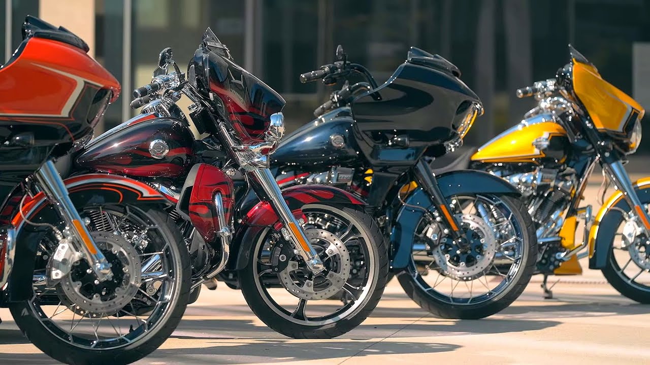 Harley-Davidson CVO Lineup 2022 - Street Glide, Road Glide, Road Glide Limited & Tri Glide