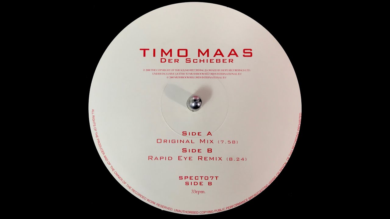 Timo Maas - Der Schieber (Rapid Eye Remix) (2000)