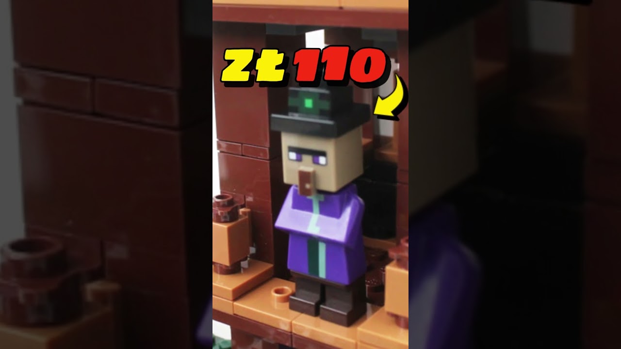 NAJDROŻSZE FIGURKI LEGO MINECRAFT! #minecraft #legominecraft #legopolska #legoyoutuber #top