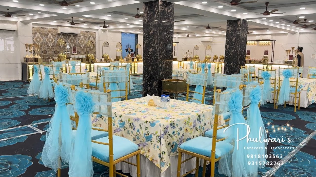 Dastar Bandhi Celebration-Gurudwara Singh Sabha Rajouri Garden, In Our Latest Blue Theme -Phulwari’s