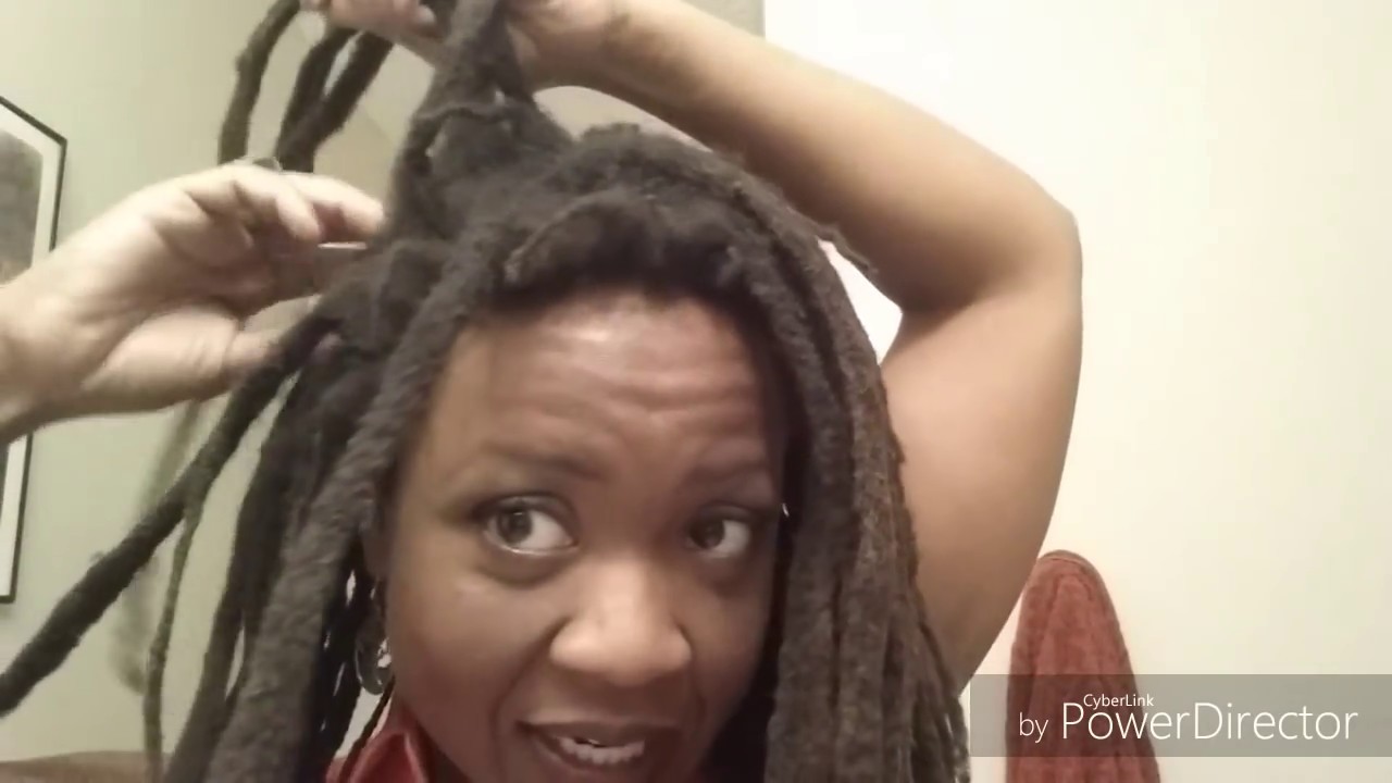 Separating my Freeform Dreadlocks. Extended Lesson