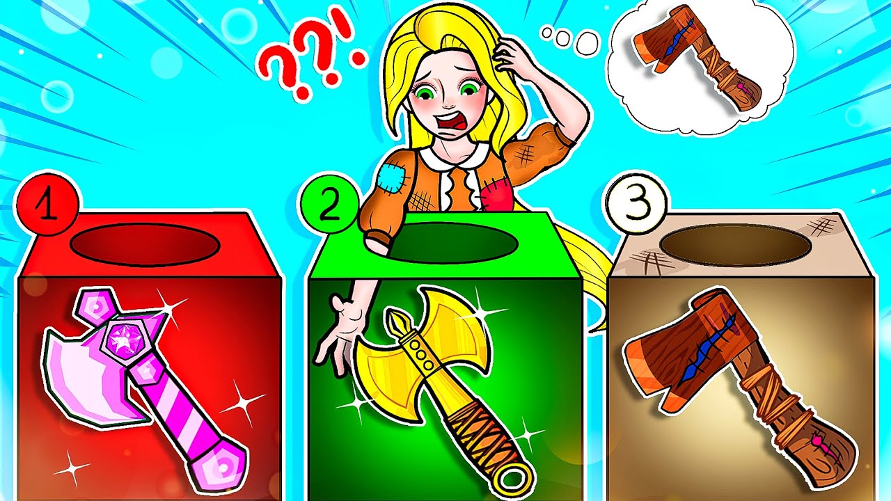 [🐾paper dolls🐾] Poor Rapunzel Become Rich And Three Axes  | Rapunzel Family 놀이 종이