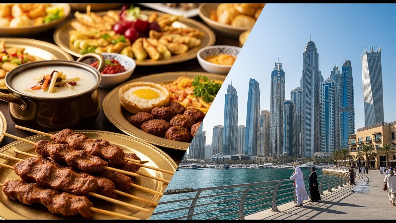 Dubai Marina Food Tour 2025 | Ultimate Foodie Walkthrough | TSM786 | TSMTOURISM | UAE