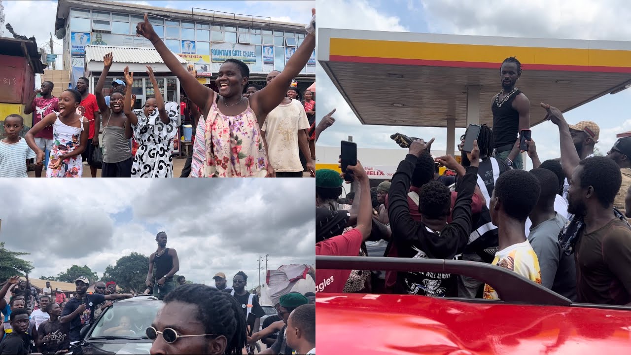 Black Sherif Storms Konongo After Artiste Of The Year Win, Causes Massive Traffic