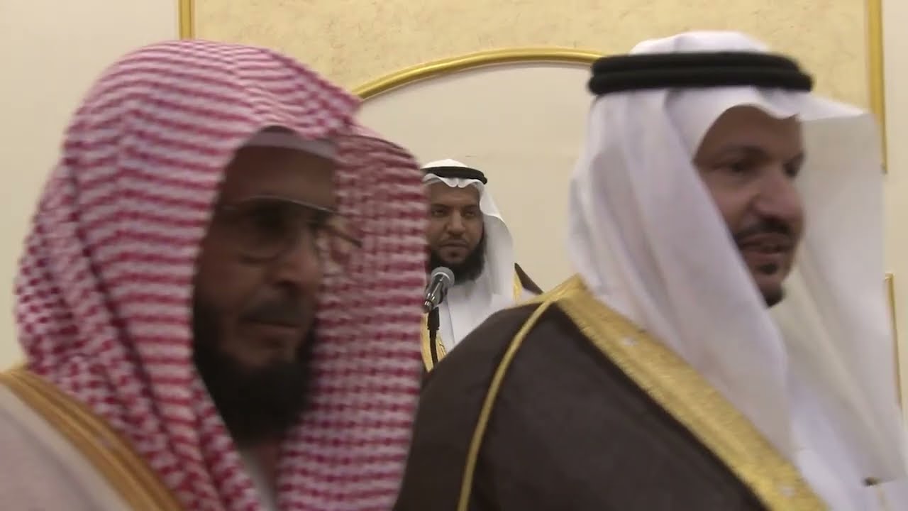 الحفل الخطابي في حفل زواج أبناء الشيخ عساف البحان