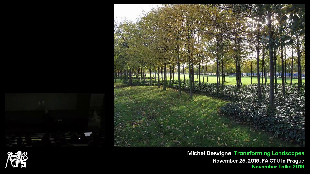 November Talks 2019 Transformations: Michel Desvigne