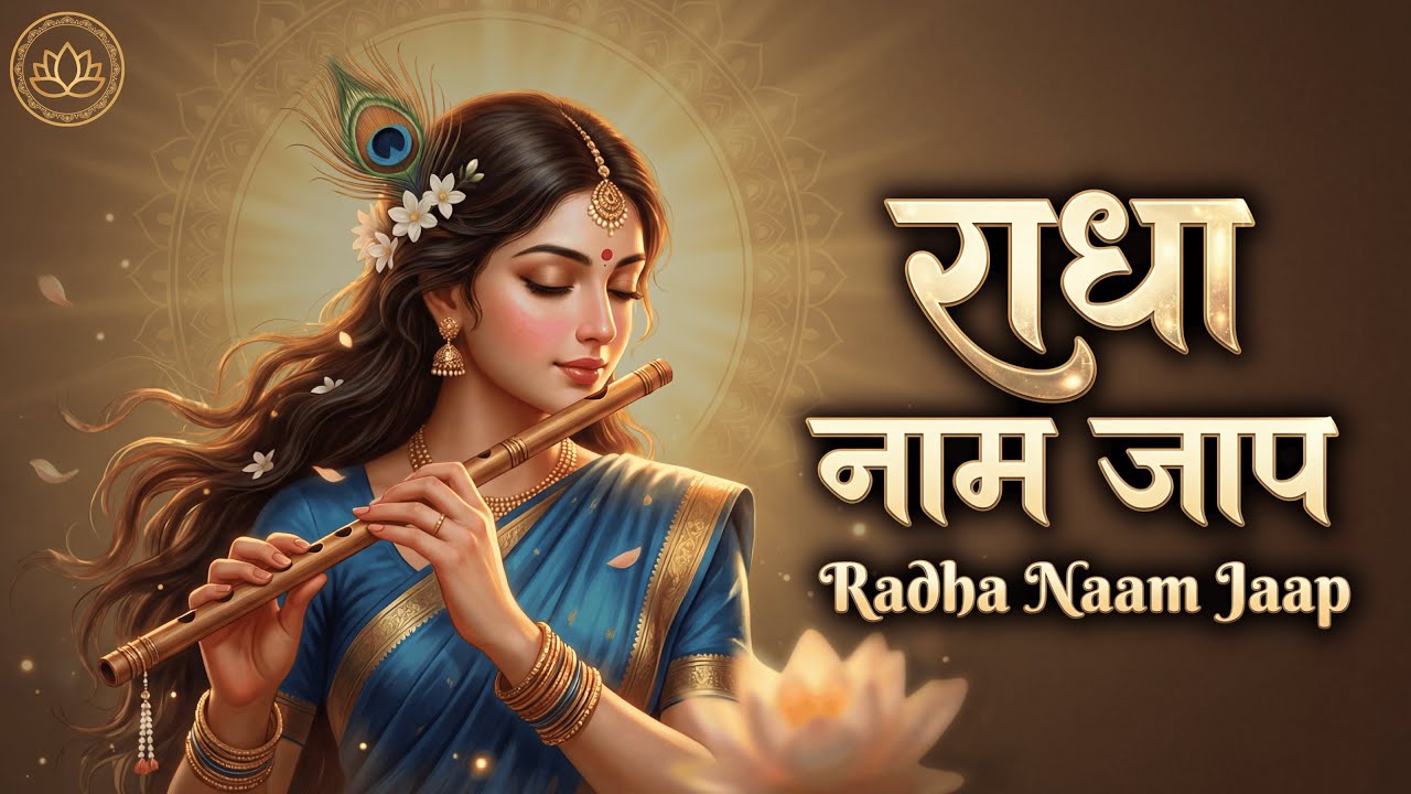 Shri Radha Naam Jaap 11000 Times | अखंड श्री राधा नाम जप 11000 Baar | Radha Naam Dhun