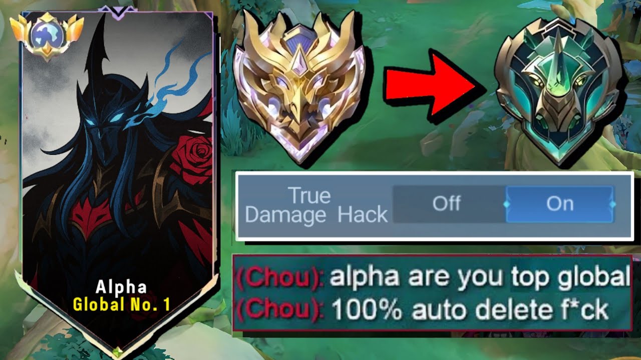 TRUE DAMAGE HACK!! THIS IS WHAT HAPPENS WHEN GLOBAL ALPHA IS BACK IN EPIC - MLBB