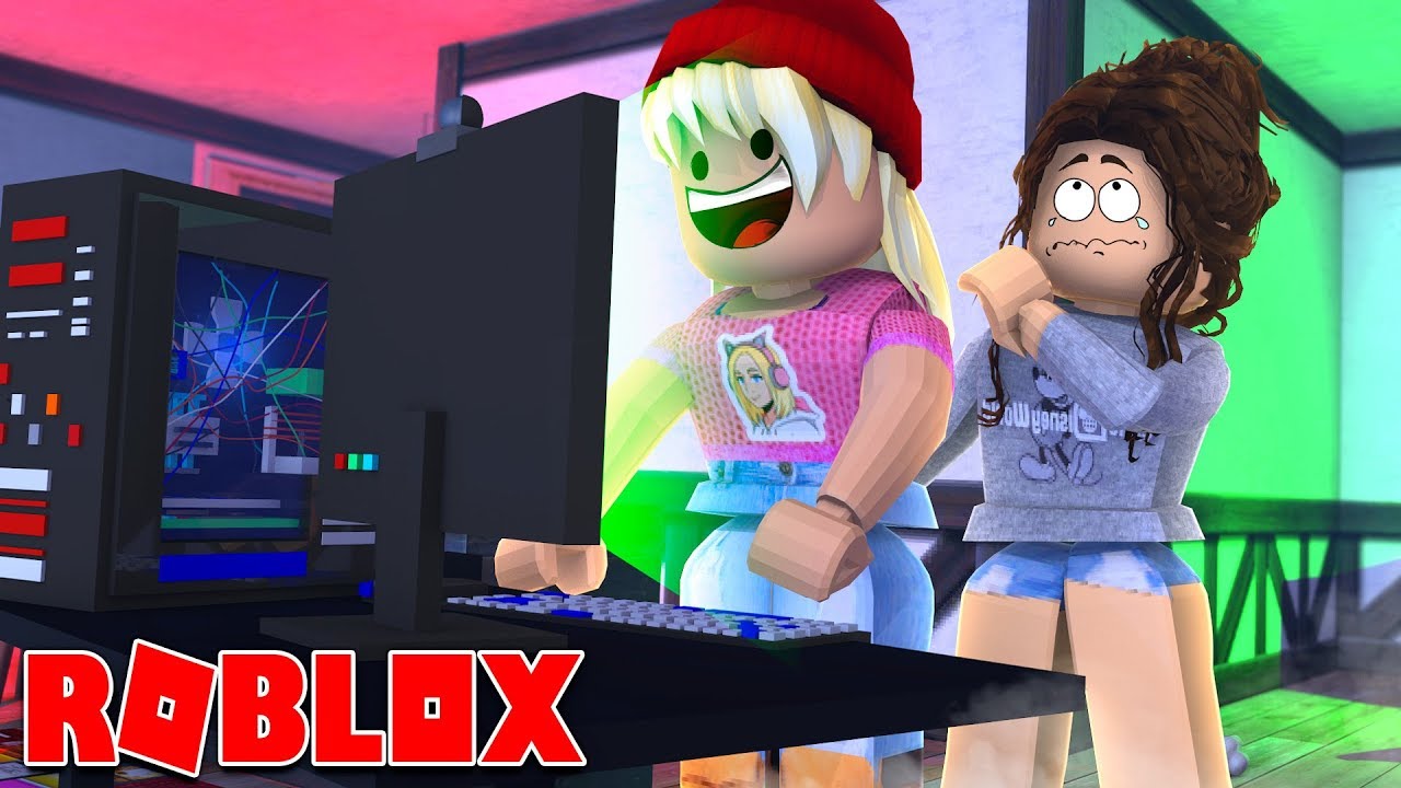 Vi flyr från monstret i Roblox!