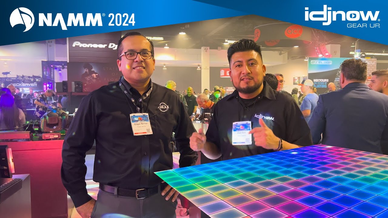FIRST LOOK - ADJ MDF3 LED Dance Floor | NAMM 2024 I DJ NOW