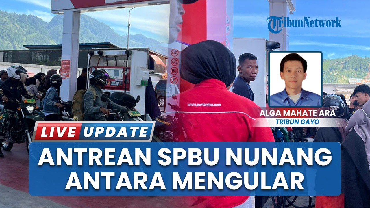 Antrean Mengular, Pihak SPBU Nunang Antara Pastikan Pengisian Tetap Normal