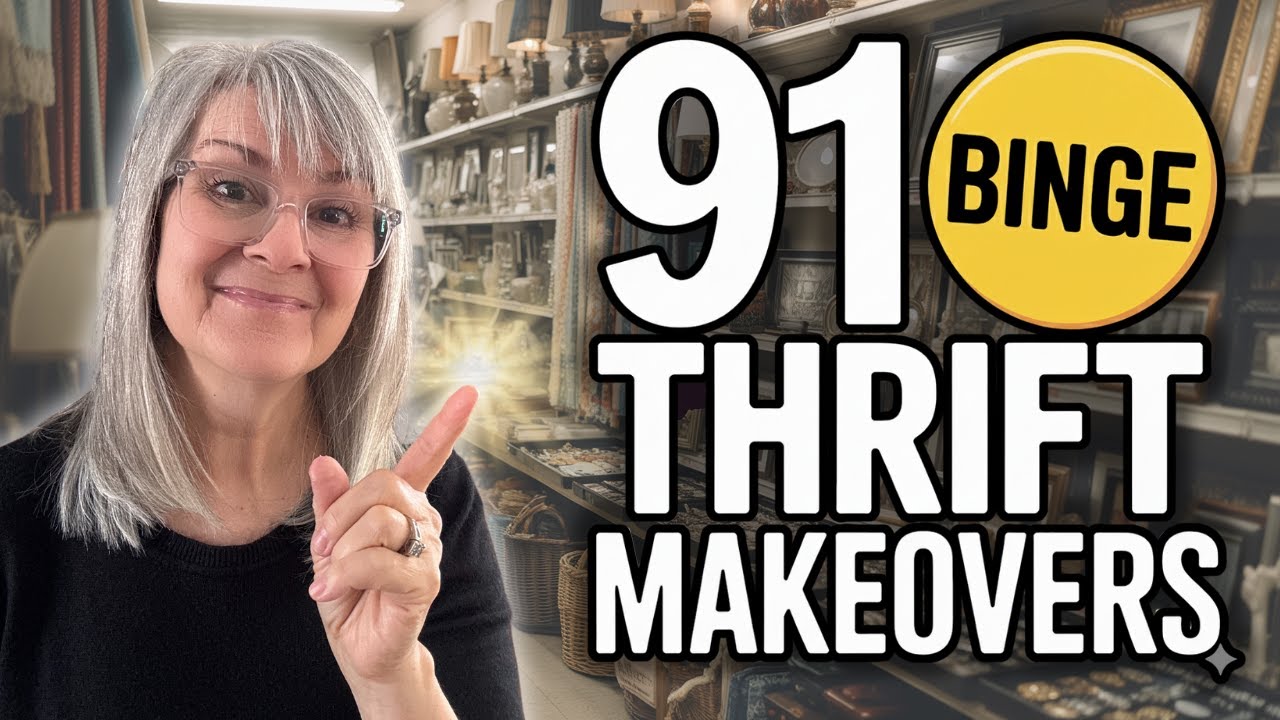 91 Thrift Makeovers to Binge - Trash to Treasure Marathon