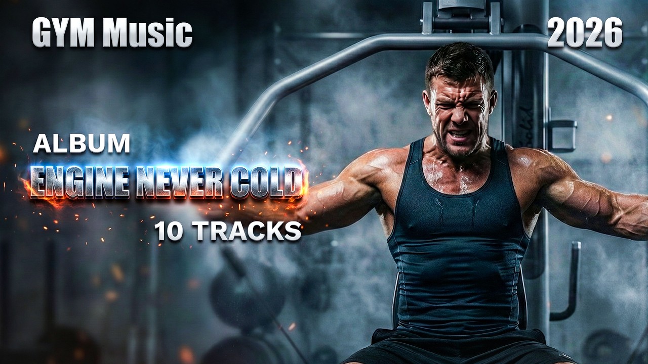 ENGINE NEVER COLD 💿 Aggressive Gym Hip-Hop Album | GYM Harder Workout Motivation (10 Tracks)