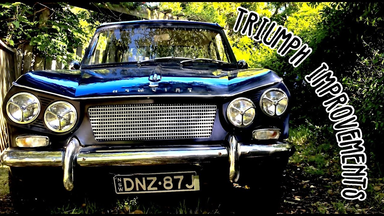 Triumph 12/50 Improvements: Antenna, Boot carpet, 3D Printed tank label