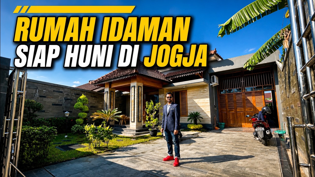 RUMAH JOGJA IDAMAN KELUARGA AREA PALAGAN YOGYAKARTA FULL FURNISHED SATU LANTAI LUAS LEGA AKSES MUDAH