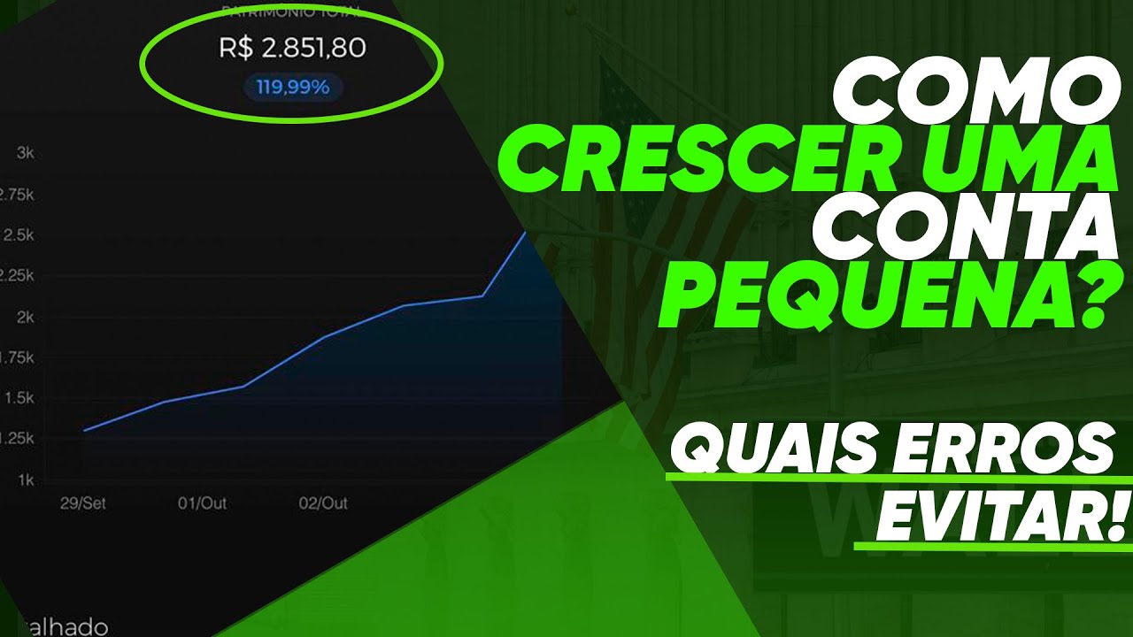 Como fazer Trade Utilizando uma Conta Pequena ? (Erros graves a Evitar)