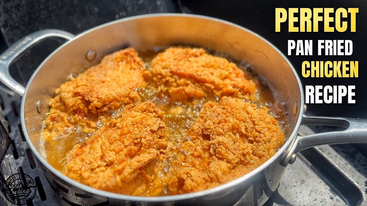 HOW TO MAKE THE PERFECT FRIED CHICKEN IN A PAN WITH LESS OIL