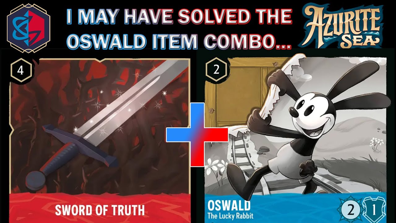 🔵🔴 WELCOME TO OSWALD ITEM CONTROL - RUBY SAPPHIRE META DECK PROFILE - Disney Lorcana