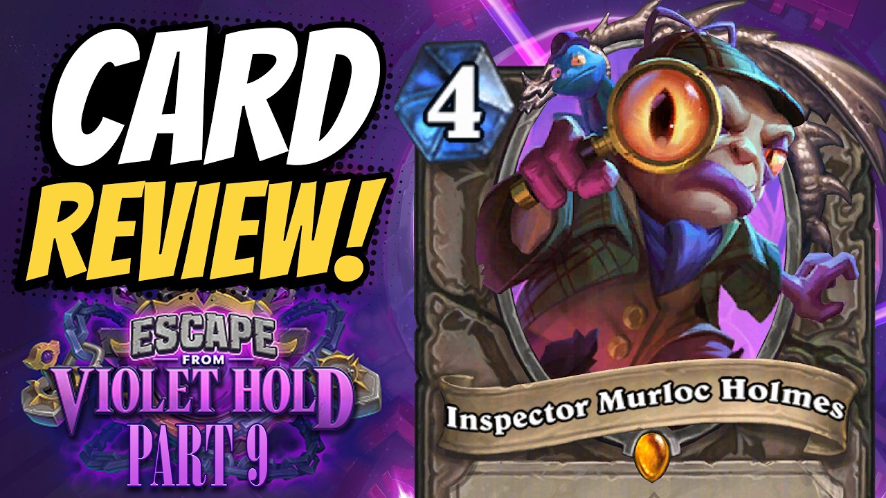 MURLOC HOLMES RETURNS!! Scary Hunter Legendary! | Violet Hold Review #9