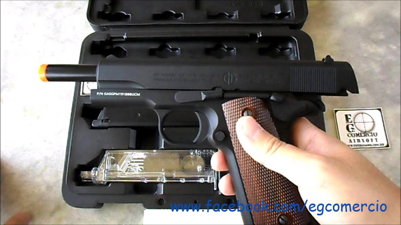 Airsoft - GPM1911 G&G GBB 6mm - E&G Comércio