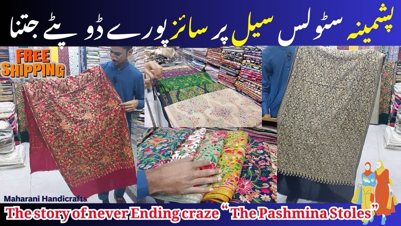 Shawls on sale price | These shawls never go out of fashion | #maharanihandicrafts #shopping