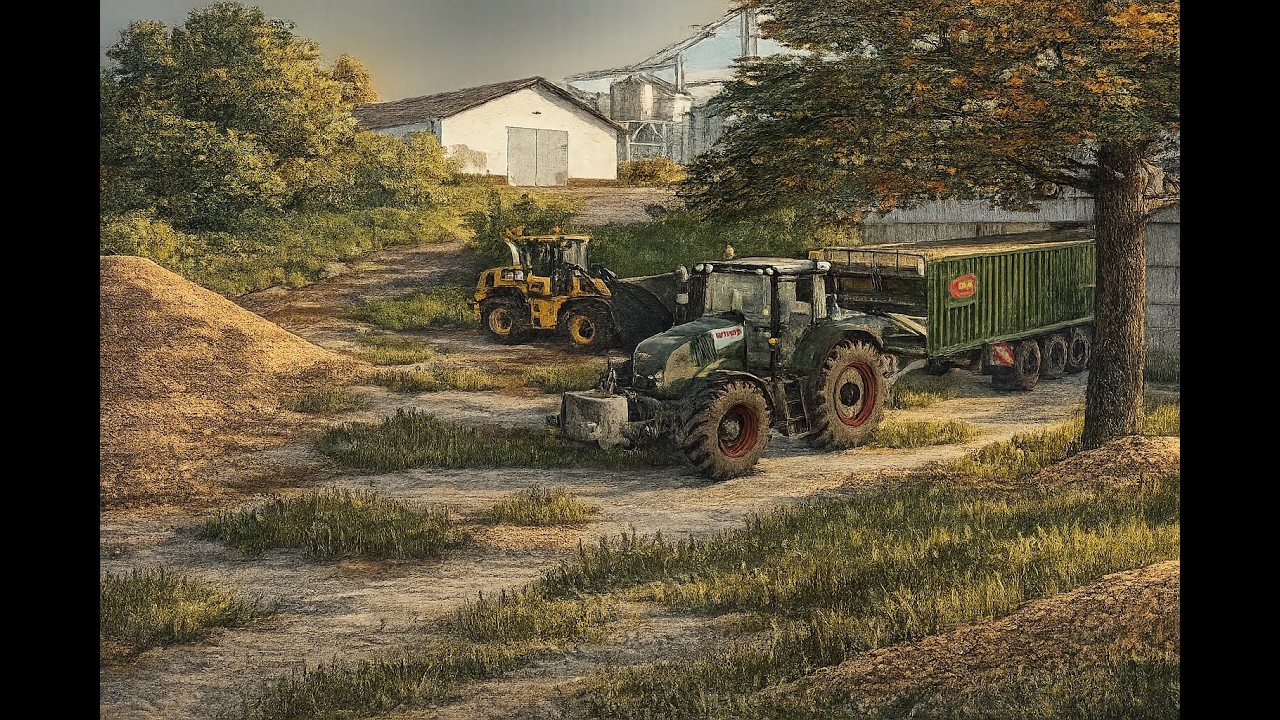 FS25 Перемещение картофеля на склад--Возвращение