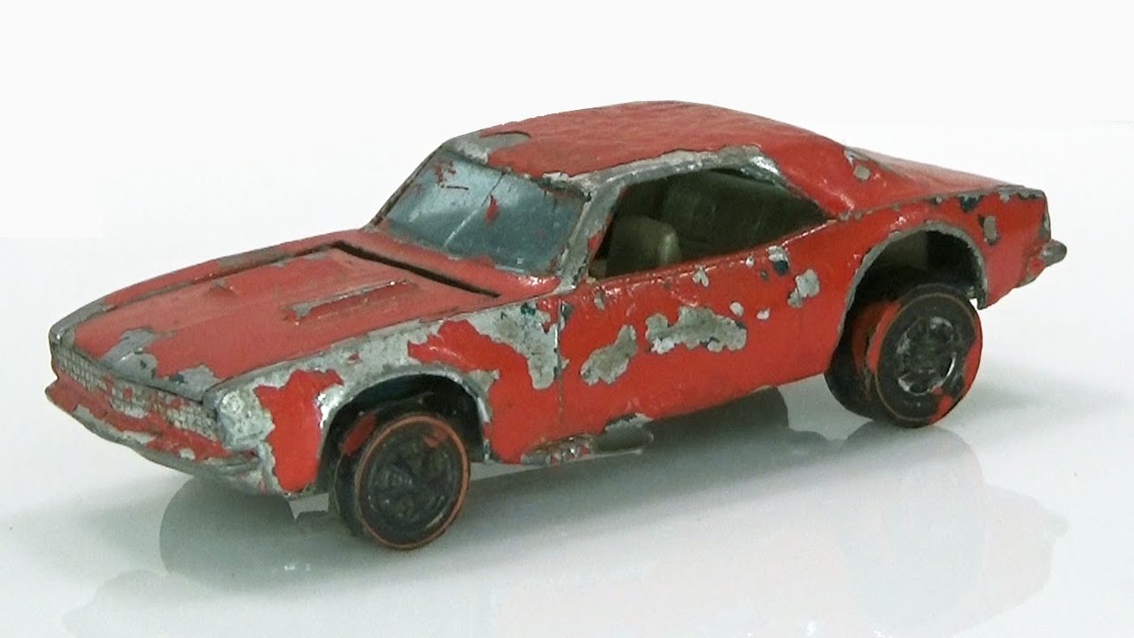 Первый Hotwheels Camaro Custom. Восстановление модели 1968 года до заводского состояния.