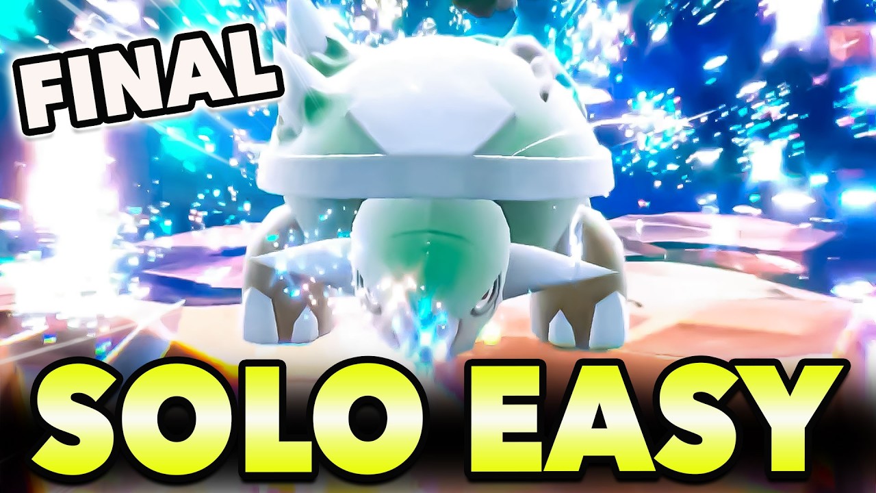 FINAL 7 Star TORTERRA Raid – Best SOLO Build (Pokemon Scarlet & Violet)