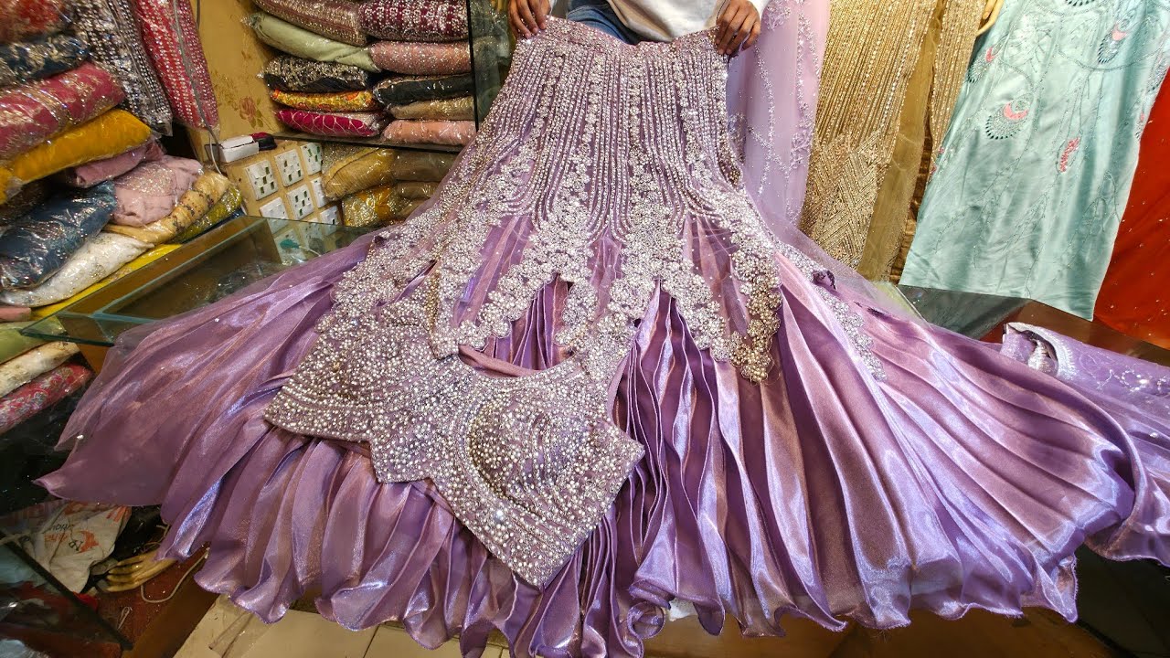 বোম্বে ডিজাইনার ক্রপ টপ লেহেঙ্গা | বিয়ে/এনগেজমেন্ট/ পার্টিতে পড়ার জন্য আনকমন লেহেঙ্গা lahenga 2026