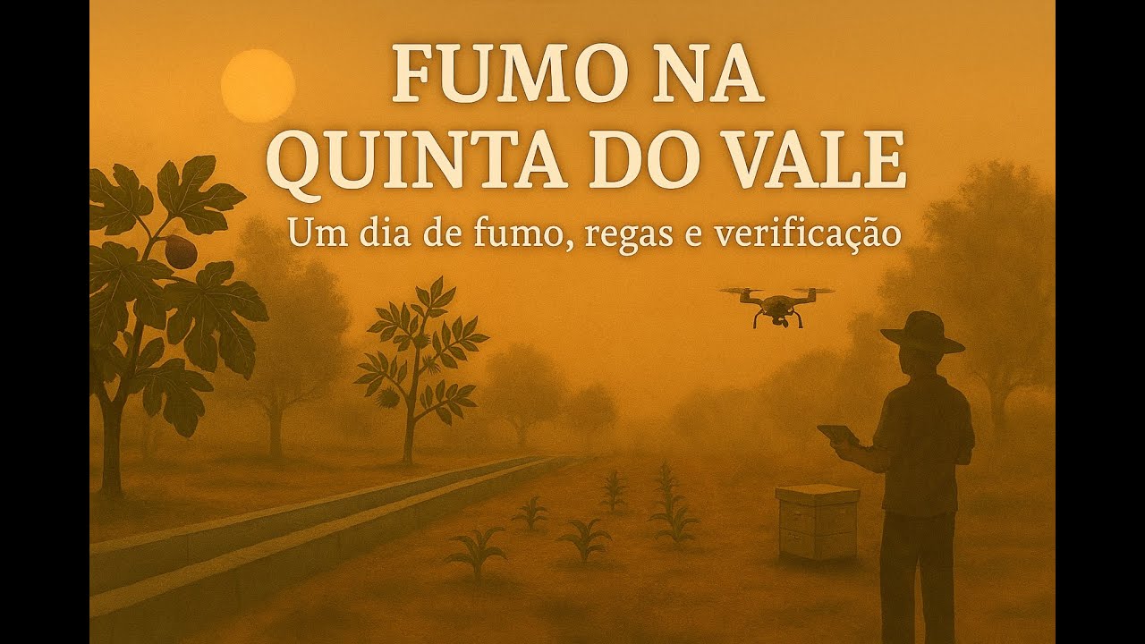 🔥🌳 Quinta do Vale — Um Dia de Fumo, Regas e Resiliência
