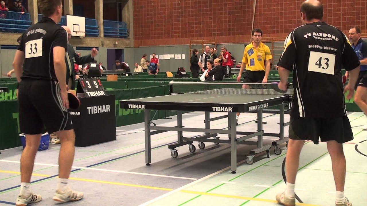 Juergen Hegenbarth M Plattner Fortuna Passau vs Karsten Reiss Steffen Kirner  4 Bayerische Tischtenn