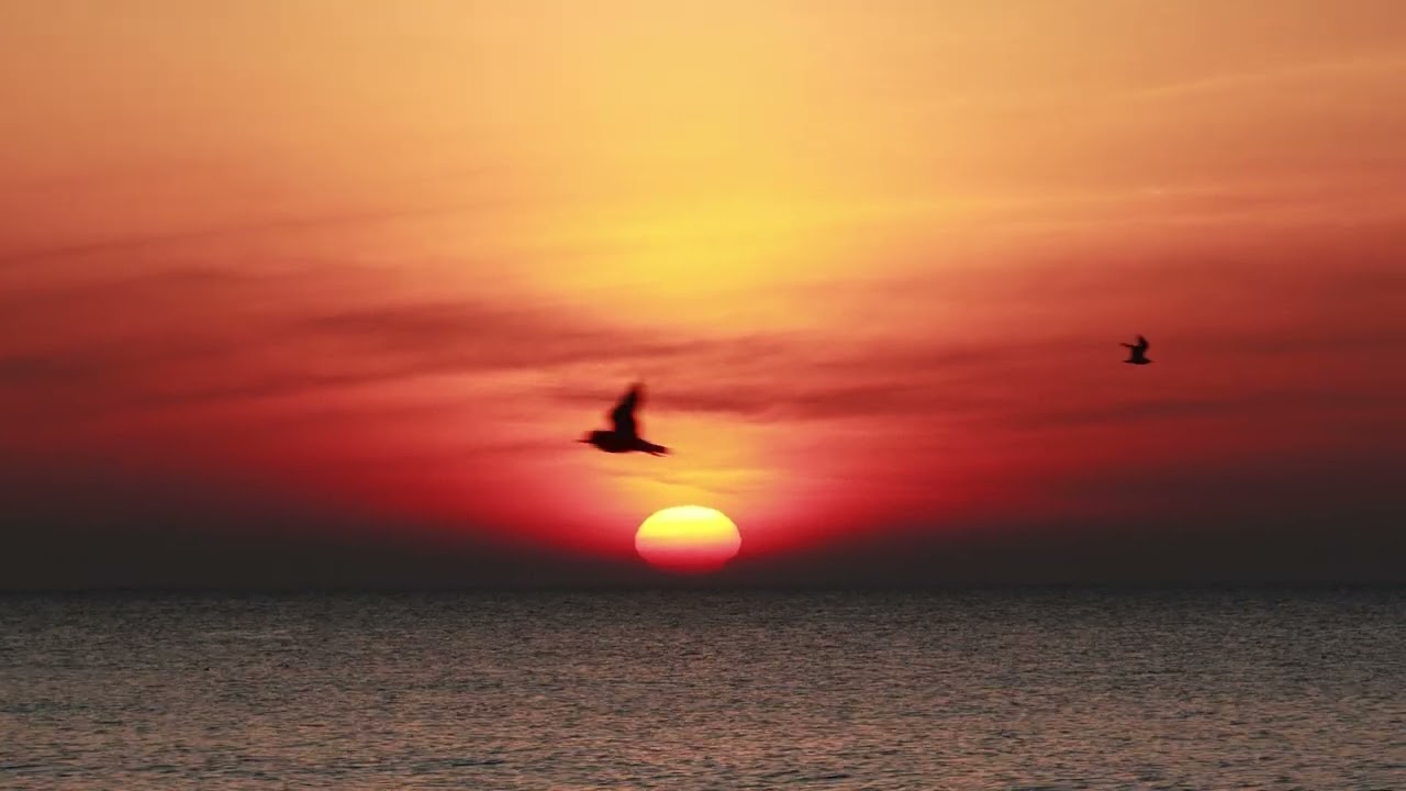 Восход в марте над Чёрным морем