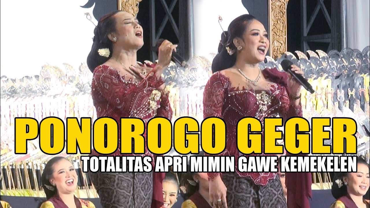 APRI MIMIN TERBARU GEMPARKAN PONOROGO LIMBUKAN LUCU KI ANOM DWIJOKANGKO