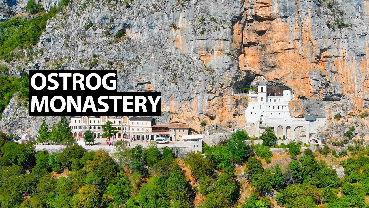 Exploring Ostrog Monastery - Orthodox church carved into cliffs