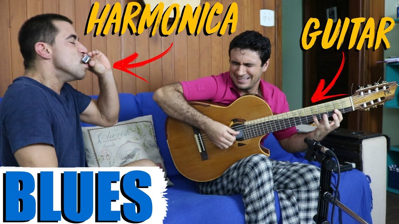 Acoustic Instrumental BLUES | Harmonica + Fingerstyle Guitar