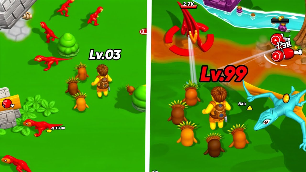 My Little Cave game in MAX LEVEL - Level Up Dinosaurs ( ASMR GAMEPLAY )