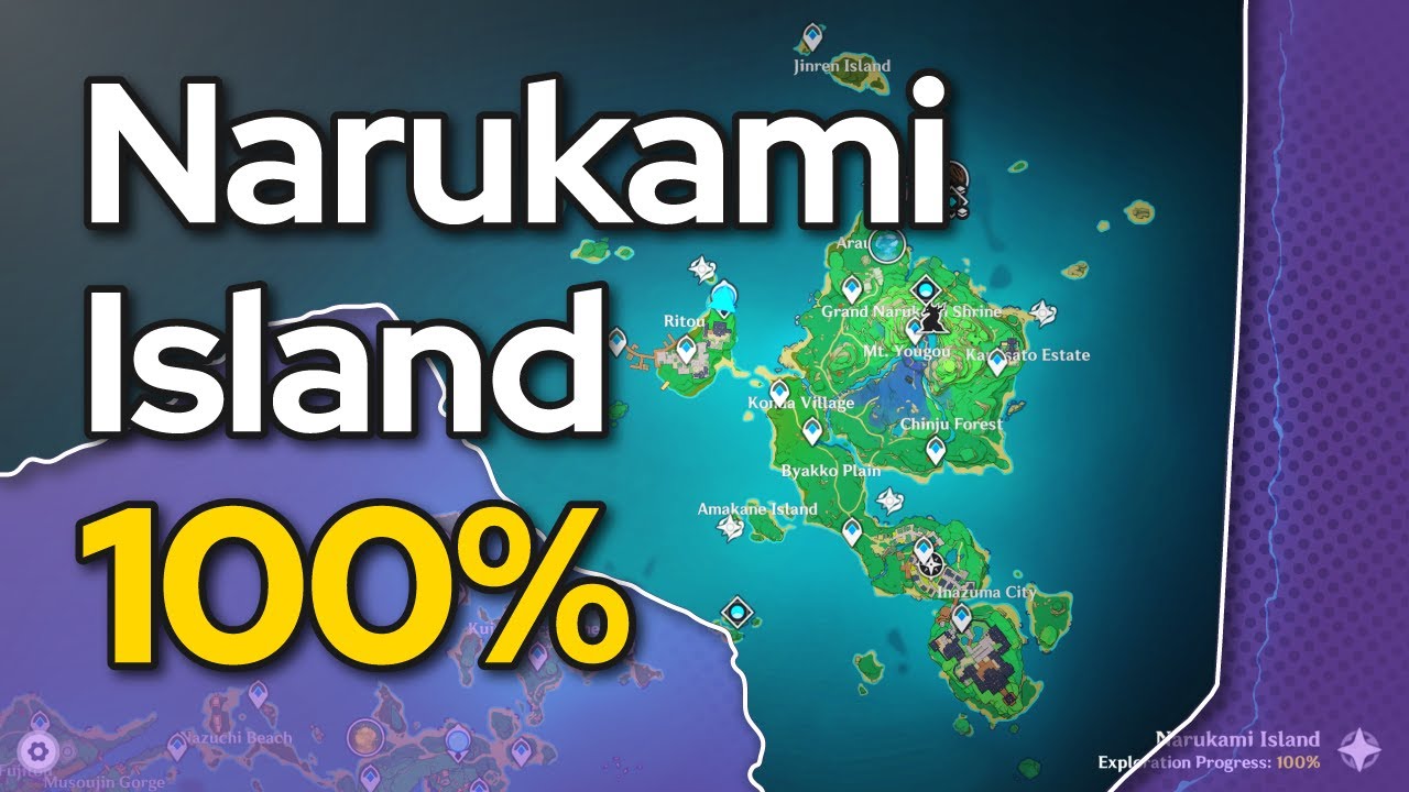 Narukami Island 100% exploration guide [v2]