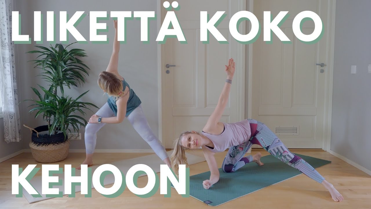 Lempeä dynaaminen venyttely koko keholle | 18min rauhoittava harjoitus