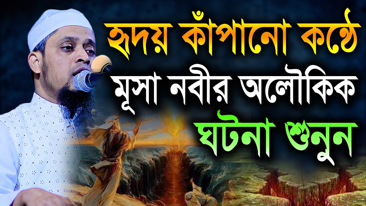 হৃদয় কাঁপানো কন্ঠে মূসা নবীর অলৌকিক ঘটনা শুনুন। মুফতি হেলাল উদ্দীন নোমানী Helal uddin nomani waz 23