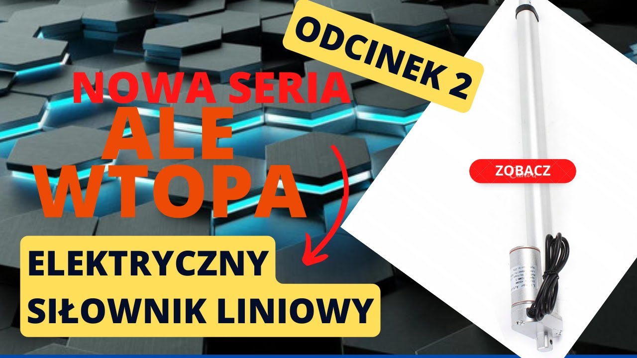 AleWtopa - Liniowy siłownik elektryczny 1500N 450mm wysuwu - odcinek 2