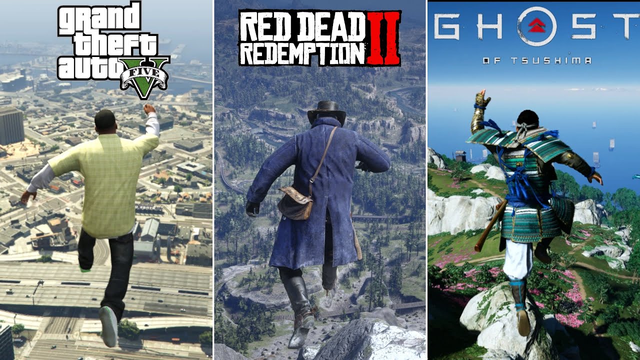 Jumping from High Places in 15 Different Games