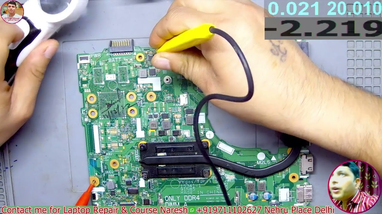 Dell Inspiron 3567 15341-1 Vegas Turis No Power On Solution RTC VCC Missing