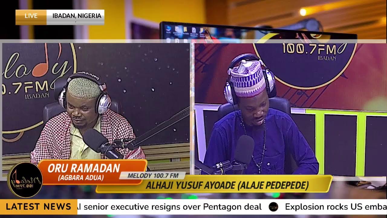 ORU RAMADAN (AGBARA ADUA WITH  ALHAJI YUSUF AYOADE (ALAJE PEDEPEDE)