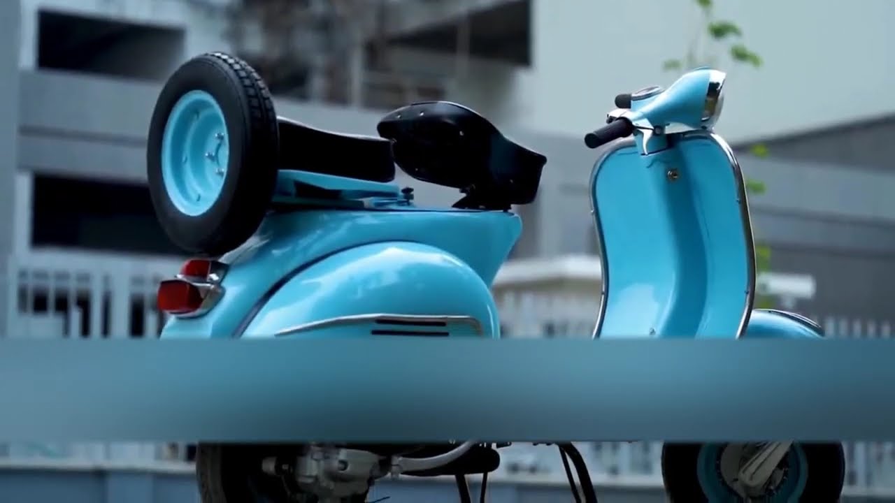 FULL RESTORATION MOTORCYCLE - TIMELAPSE VESPA SCOOTER PIAGGIO 1962 #motorcycle #vespa #restoration
