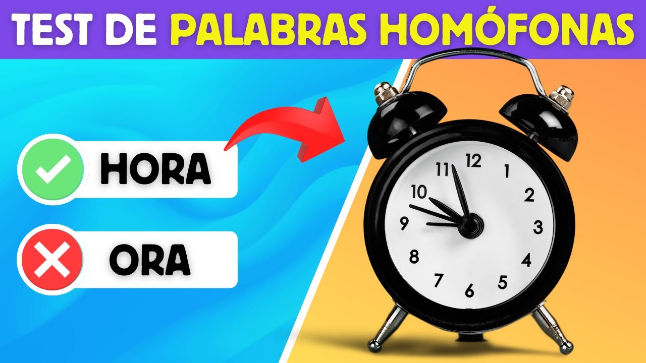 ✏️¿Puedes Ganar este Reto de PALABRAS HOMÓFONAS? 🤓