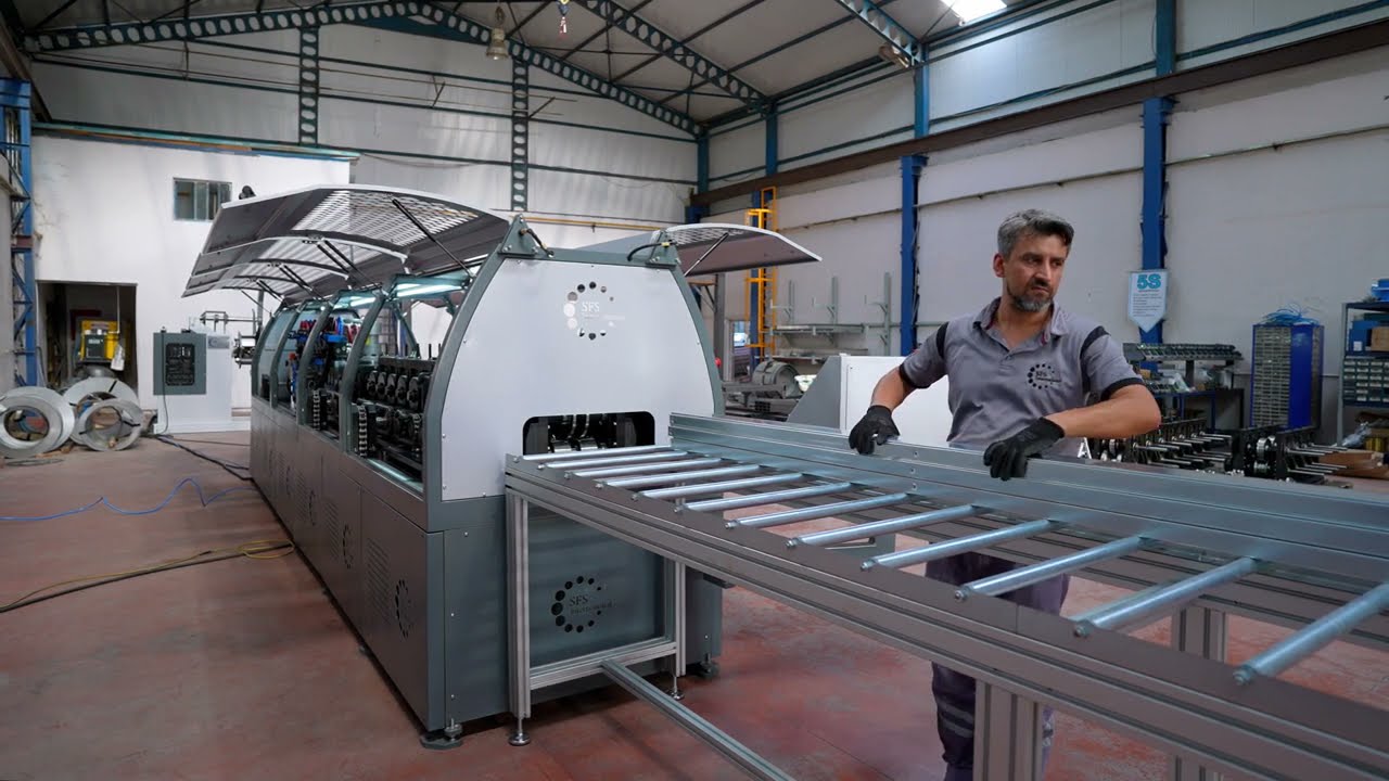 ЛСТК станок SP160: оборудование для производства 24/7 с программным обеспечением для каркасов 