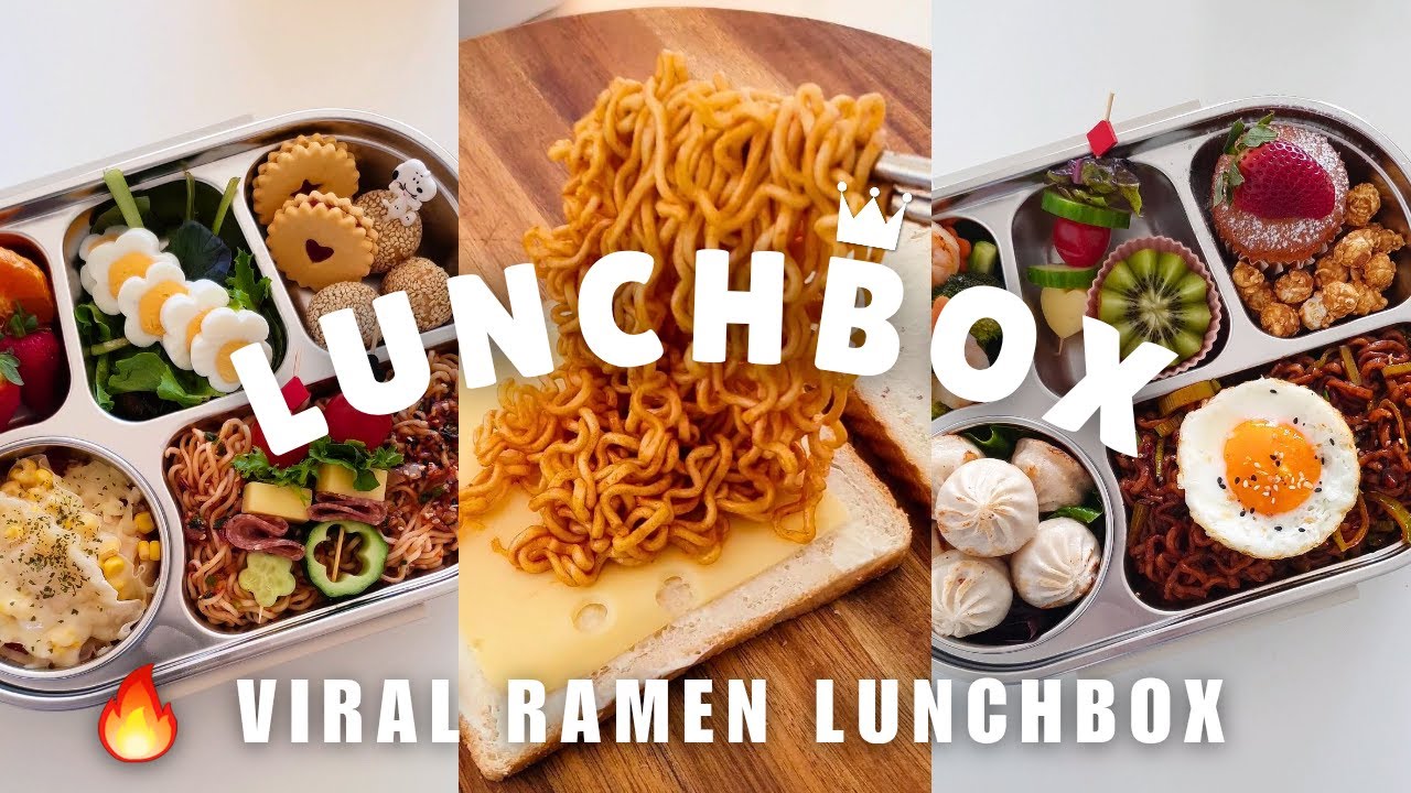 🍱 Lunch Box 🔥 • 10 VIRAL RAMEN LUNCHBOX IDEAS | Pack my Lunch Bento Collection #11