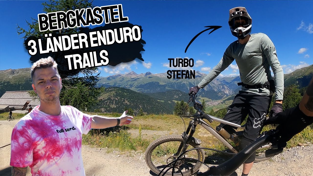 Mit einem ENDURO RACER auf dem Bergkastel Trail | 3 Länder Enduro am Reschensee | Bike and Ride