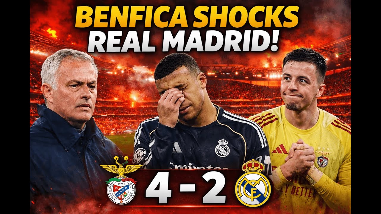 Champions League : Benfica 4–2 Real Madrid